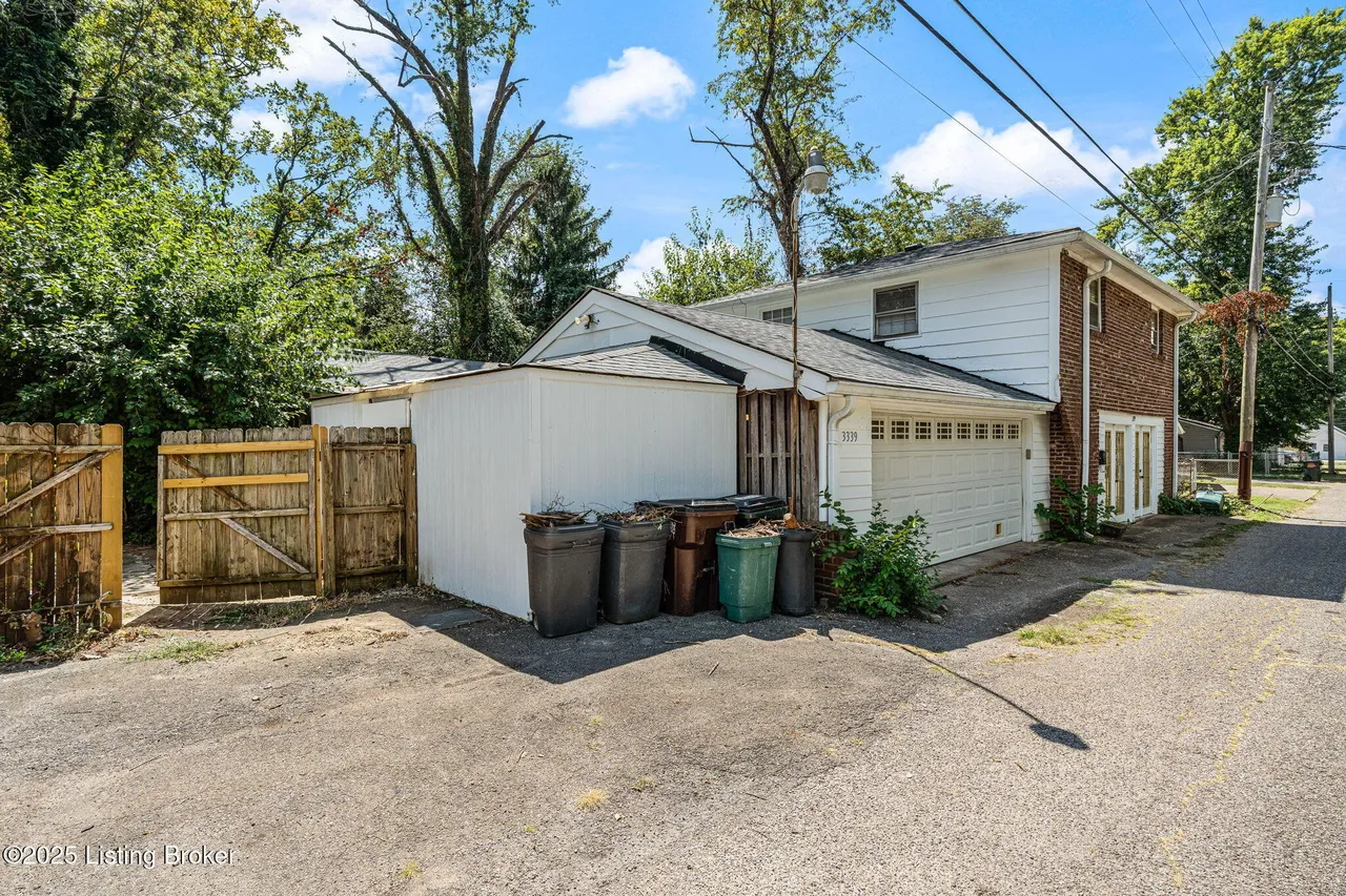 Garage exterior